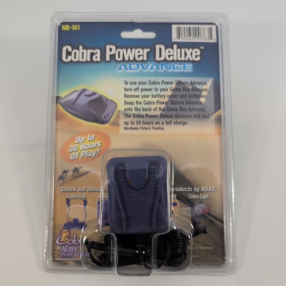 Cobra Power Deluxe Advance Charger For‎ Game Boy Advance GBA - New Sealed - Picture 2 of 4
